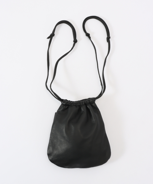 FRAMeWORK（フレームワーク）の「CCU drawstring bag（クラッチバッグ・レディース・ブラウン/ブラック・FREE）」の6枚目の写真