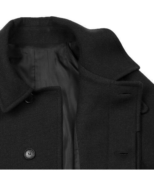 sortie(ソルティ)の「Bonheur Wool Balmacaan Coat (Black)(チェスターコート・メンズ・その他・LARGE/MEDIUM/X-LARGE)」の3枚目の写真
