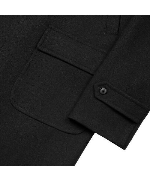 sortie(ソルティ)の「Bonheur Wool Balmacaan Coat (Black)(チェスターコート・メンズ・その他・LARGE/MEDIUM/X-LARGE)」の4枚目の写真