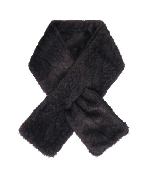 JILL STUART（ジルスチュアート）の「フェイクファー 差込マフラー（マフラー・レディース・ライトグレー/ブラウン/アイボリー/グレー・FREE）」の3枚目の写真