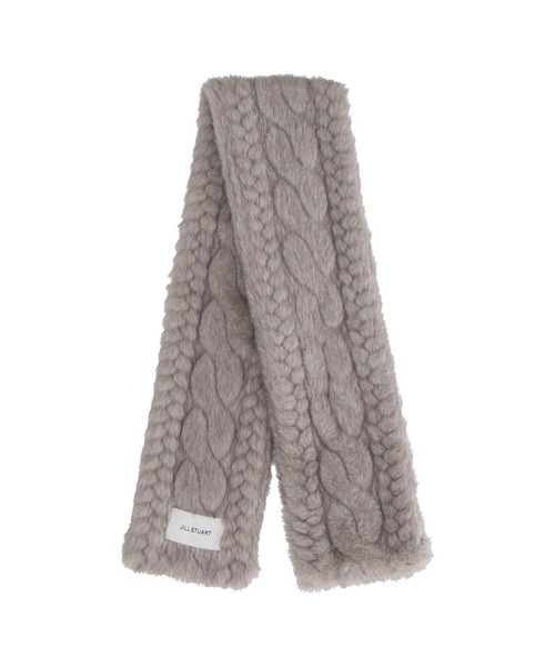 JILL STUART（ジルスチュアート）の「フェイクファー 差込マフラー（マフラー・レディース・ライトグレー/ブラウン/アイボリー/グレー・FREE）」の6枚目の写真