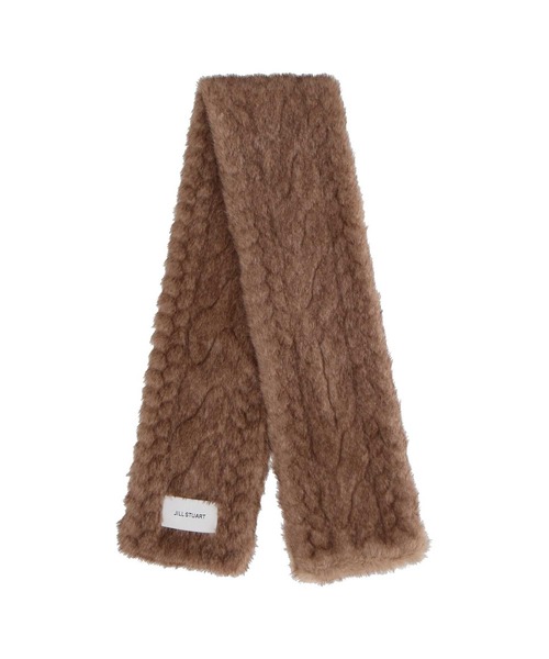 JILL STUART（ジルスチュアート）の「フェイクファー 差込マフラー（マフラー・レディース・ライトグレー/ブラウン/アイボリー/グレー・FREE）」の8枚目の写真