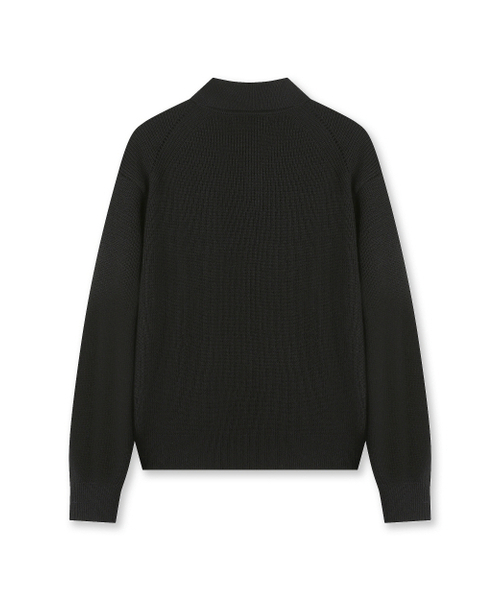 BESLOW(ビースロー)の「REGULAR FIT COLLAR KNIT BLACK(ニット/セーター・メンズ・その他・SMALL/MEDIUM/LARGE)」の6枚目の写真