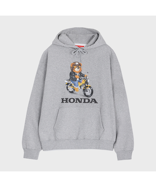 PHYPS MOTORCYCLE(フィップスモーターサイクル)の「Honda CT 125 Bear Hoodie_Gray(パーカー・レディース・その他・SMALL/MEDIUM/LARGE/X-LARGE)」の1枚目の写真