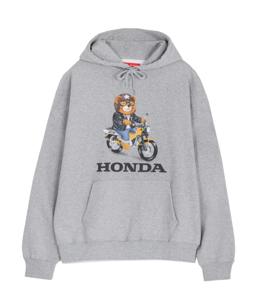PHYPS MOTORCYCLE(フィップスモーターサイクル)の「Honda CT 125 Bear Hoodie_Gray(パーカー・レディース・その他・SMALL/MEDIUM/LARGE/X-LARGE)」の2枚目の写真