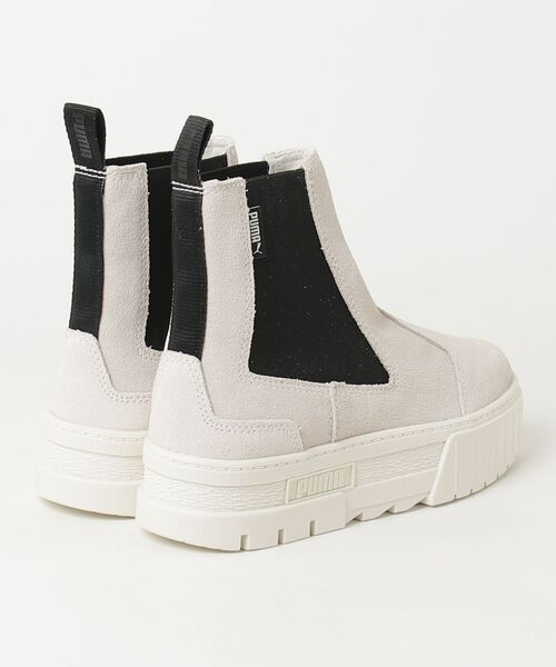 PUMA(プーマ)の「PUMA/プーマ ウィメンズ メイズ チェルシー スウェード ブーツ(ブーツ・レディース・キャメル/アイボリー・24.5cm/24cm/23cm)」の3枚目の写真