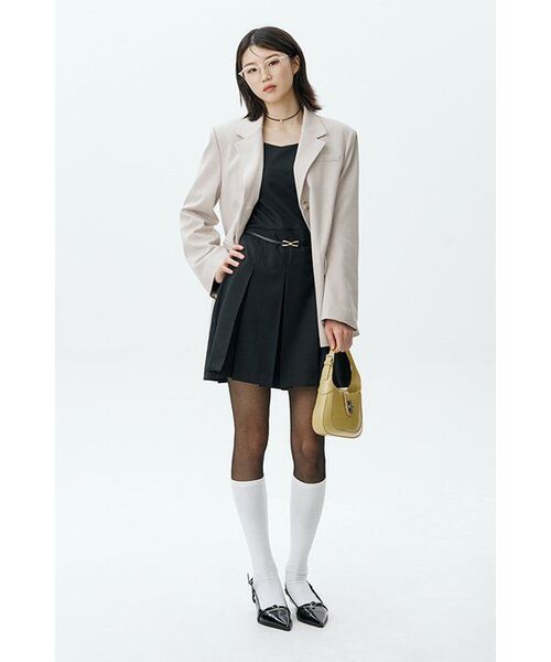 ELEGANCE PARIS（エレガンスパリ）の「ボニ ラッセラー ミニクロスバッグ OQSH001I（メッセンジャーバッグ・レディース・イエローゴールド・FREE）」の3枚目の写真