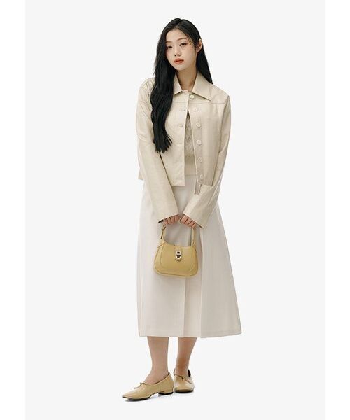 ELEGANCE PARIS（エレガンスパリ）の「ボニ ラッセラー ミニクロスバッグ OQSH001I（メッセンジャーバッグ・レディース・イエローゴールド・FREE）」の4枚目の写真