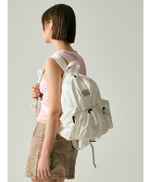 Salad bowls（サラダボール）の「LIGHT STREET SMALL BACKPACK [IVORY]（バックパック/リュック・レディース・アイボリー・FREE）」の11枚目の写真