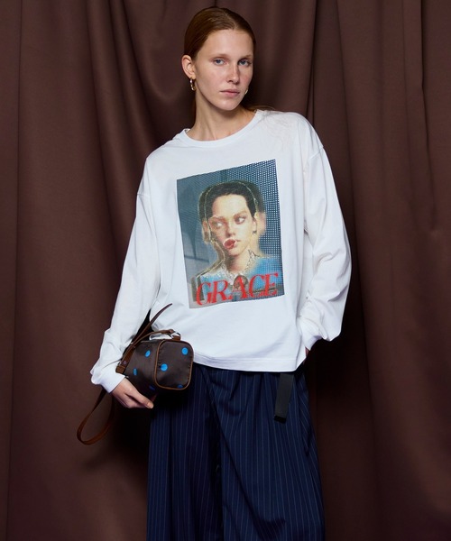 GRACE Print Long Tee/GRACEプリントロンTEE