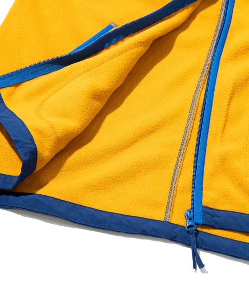 CUBE SUGAR（キューブシュガー）の「CUBE SUGAR/キューブシュガー　フリースｘナイロンZipUpブルゾン（ブルゾン・レディース・ブルー/オレンジ・FREE）」の7枚目の写真