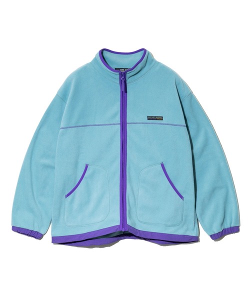 CUBE SUGAR（キューブシュガー）の「CUBE SUGAR/キューブシュガー　フリースｘナイロンZipUpブルゾン（ブルゾン・レディース・ブルー/オレンジ・FREE）」の10枚目の写真