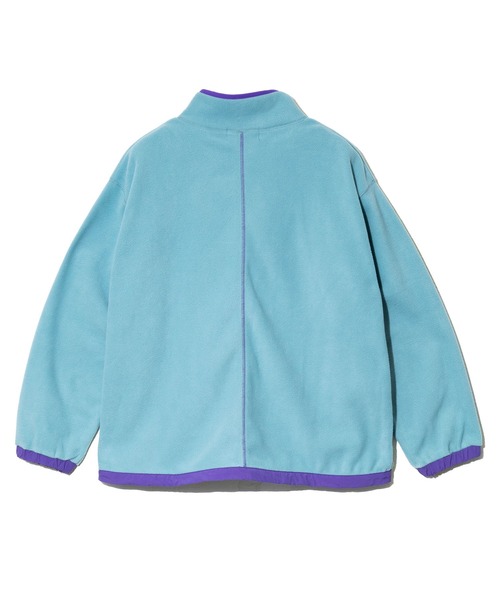 CUBE SUGAR（キューブシュガー）の「CUBE SUGAR/キューブシュガー　フリースｘナイロンZipUpブルゾン（ブルゾン・レディース・ブルー/オレンジ・FREE）」の11枚目の写真