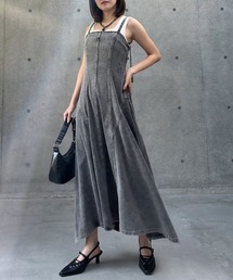 PAGEBOY | ＜まるでデニム見え！/紫外線カット/ストレッチ＞マルデニキャミワンピース(ワンピース)