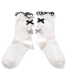 apres les cours | 後ろリボンメローソックス(ソックス/靴下)
