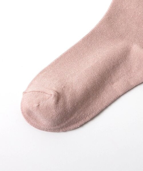 apres les cours（アプレレクール）の「後ろリボンメローソックス（ソックス/靴下・キッズ・ブラック/ピンク/アイボリー・12/15 /18/21）」の14枚目の写真