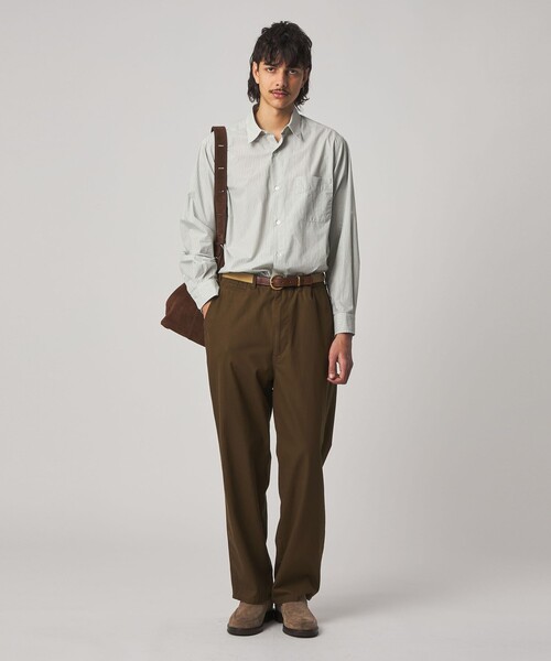 Steven Alan（スティーブンアラン）の「＜Steven Alan＞ ヘイズ ストライプ レギュラーカラー シャツ NARROW（シャツ/ブラウス・メンズ・ナチュラル/ケリーグリーン・S/M/L/XL）」の3枚目の写真