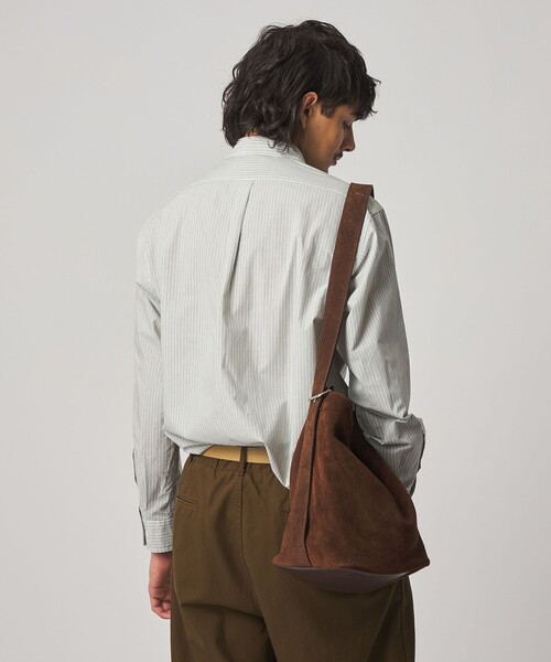 Steven Alan（スティーブンアラン）の「＜Steven Alan＞ ヘイズ ストライプ レギュラーカラー シャツ NARROW（シャツ/ブラウス・メンズ・ナチュラル/ケリーグリーン・S/M/L/XL）」の8枚目の写真