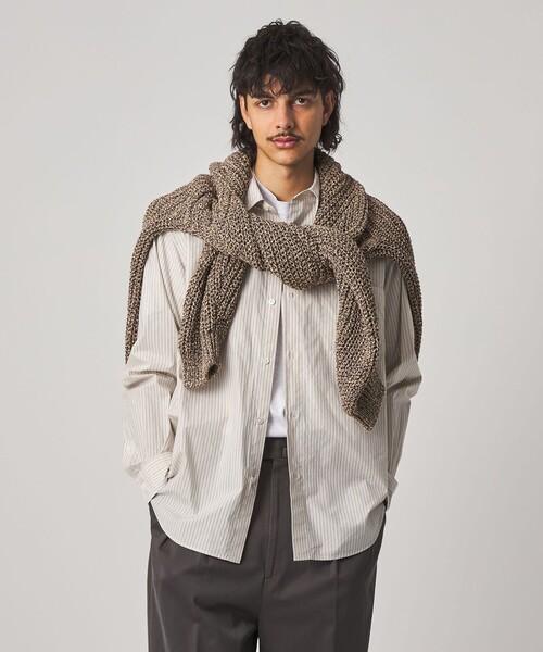 Steven Alan（スティーブンアラン）の「＜Steven Alan＞ ヘイズ ストライプ レギュラーカラー シャツ NARROW（シャツ/ブラウス・メンズ・ナチュラル/ケリーグリーン・S/M/L/XL）」の11枚目の写真