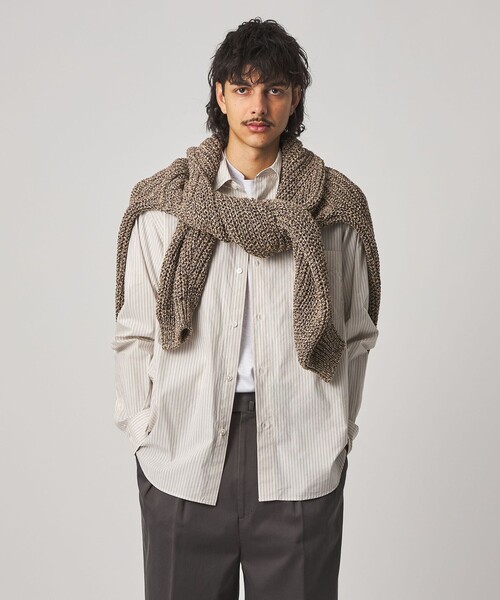 Steven Alan（スティーブンアラン）の「＜Steven Alan＞ ヘイズ ストライプ レギュラーカラー シャツ NARROW（シャツ/ブラウス・メンズ・ナチュラル/ケリーグリーン・S/M/L/XL）」の12枚目の写真