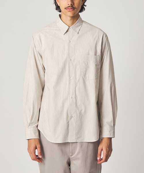 Steven Alan（スティーブンアラン）の「＜Steven Alan＞ ヘイズ ストライプ レギュラーカラー シャツ NARROW（シャツ/ブラウス・メンズ・ナチュラル/ケリーグリーン・S/M/L/XL）」の13枚目の写真