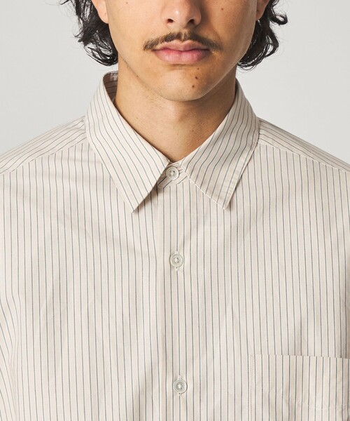 Steven Alan（スティーブンアラン）の「＜Steven Alan＞ ヘイズ ストライプ レギュラーカラー シャツ NARROW（シャツ/ブラウス・メンズ・ナチュラル/ケリーグリーン・S/M/L/XL）」の16枚目の写真