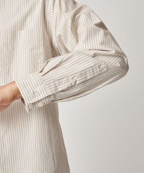 Steven Alan（スティーブンアラン）の「＜Steven Alan＞ ヘイズ ストライプ レギュラーカラー シャツ NARROW（シャツ/ブラウス・メンズ・ナチュラル/ケリーグリーン・S/M/L/XL）」の17枚目の写真