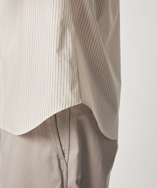 Steven Alan（スティーブンアラン）の「＜Steven Alan＞ ヘイズ ストライプ レギュラーカラー シャツ NARROW（シャツ/ブラウス・メンズ・ナチュラル/ケリーグリーン・S/M/L/XL）」の18枚目の写真