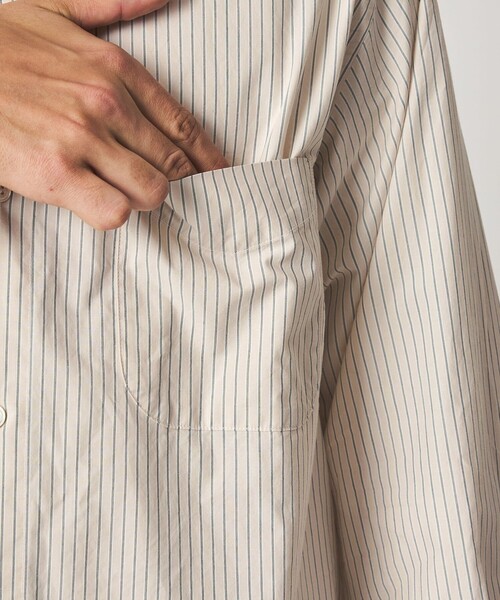 Steven Alan（スティーブンアラン）の「＜Steven Alan＞ ヘイズ ストライプ レギュラーカラー シャツ NARROW（シャツ/ブラウス・メンズ・ナチュラル/ケリーグリーン・S/M/L/XL）」の20枚目の写真