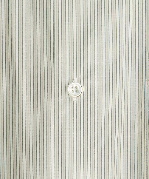 Steven Alan＞ ヘイズ ストライプ レギュラーカラー シャツ NARROW