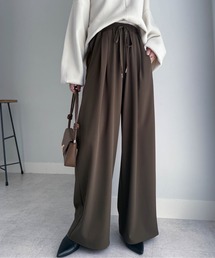 RANAN（ラナン）の「【全骨格◎/体型拾わず美脚見え】とろみ2タックイージーパンツ【4サイズ展開 S/M/L/LL】【イージーケア】（その他パンツ）」