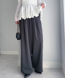 RANAN（ラナン）の「【全骨格◎/体型拾わず美脚見え】とろみ2タックイージーパンツ【4サイズ展開 S/M/L/LL】【イージーケア】（その他パンツ）」