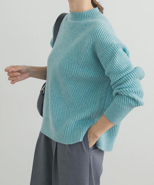 URBAN RESEARCH DOORS（アーバンリサーチドアーズ）の「ツイル編みKNIT（ニット/セーター・レディース・ライトベージュ/ブラウン/ミント・FREE）」の11枚目の写真