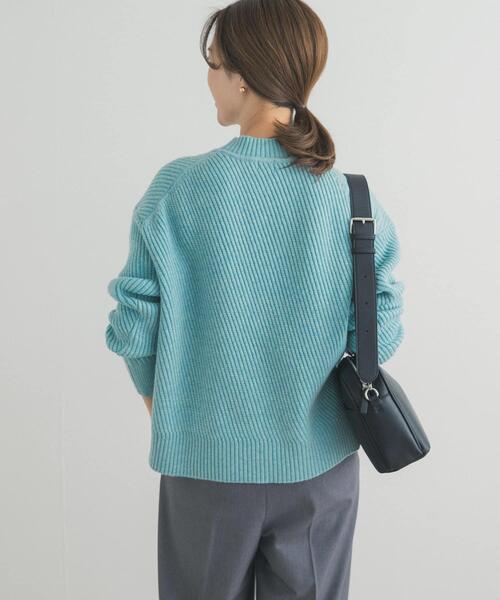 URBAN RESEARCH DOORS（アーバンリサーチドアーズ）の「ツイル編みKNIT（ニット/セーター・レディース・ライトベージュ/ブラウン/ミント・FREE）」の12枚目の写真