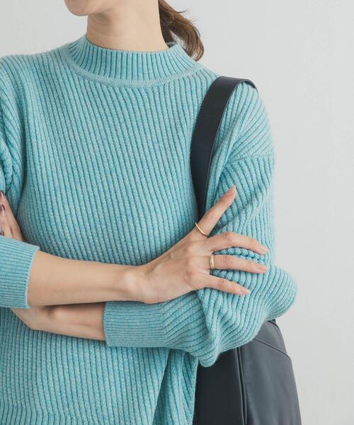 URBAN RESEARCH DOORS（アーバンリサーチドアーズ）の「ツイル編みKNIT（ニット/セーター・レディース・ライトベージュ/ブラウン/ミント・FREE）」の13枚目の写真