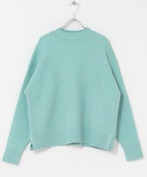 URBAN RESEARCH DOORS（アーバンリサーチドアーズ）の「ツイル編みKNIT（ニット/セーター・レディース・ライトベージュ/ブラウン/ミント・FREE）」の15枚目の写真