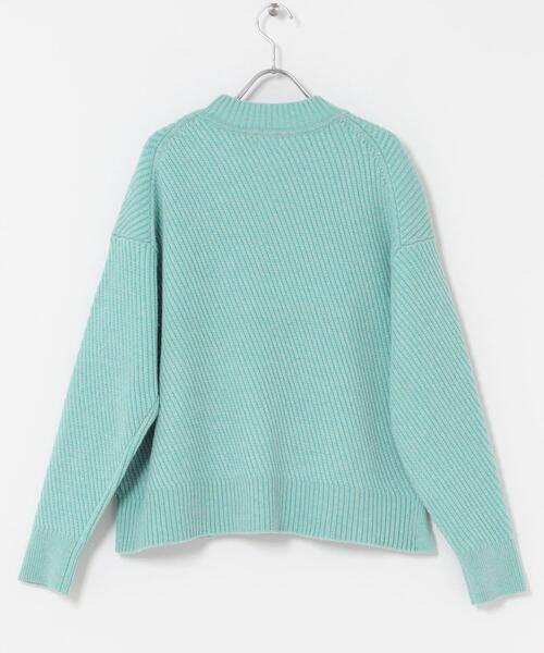 URBAN RESEARCH DOORS（アーバンリサーチドアーズ）の「ツイル編みKNIT（ニット/セーター・レディース・ライトベージュ/ブラウン/ミント・FREE）」の17枚目の写真