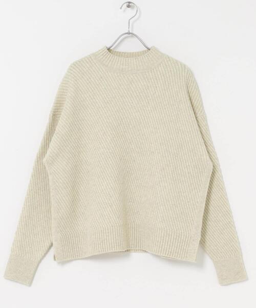 URBAN RESEARCH DOORS（アーバンリサーチドアーズ）の「ツイル編みKNIT（ニット/セーター・レディース・ライトベージュ/ブラウン/ミント・FREE）」の6枚目の写真