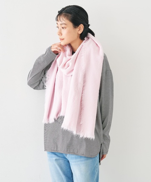 collex(コレックス)の「シャギーストール(ストール/ショール・レディース・アイボリー/ピンク/ネイビー・フリー)」の15枚目の写真