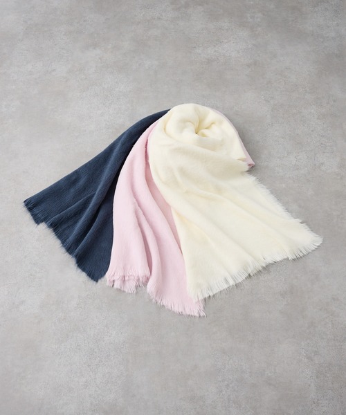 collex(コレックス)の「シャギーストール(ストール/ショール・レディース・アイボリー/ピンク/ネイビー・フリー)」の21枚目の写真