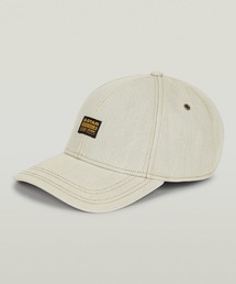 G-STAR | ORIGINALS BASEBALL CAP/ヴィンテージライクウォッシュド加工ロゴデニムベースボールキャップ(キャップ)
