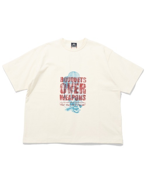 KRIFF MAYER(クリフメイヤー)の「やわらかヘビー天竺T(OVER)(Tシャツ/カットソー・メンズ・チャコール/ナチュラル/グレー・MEDIUM/LARGE/X-LARGE)」の4枚目の写真