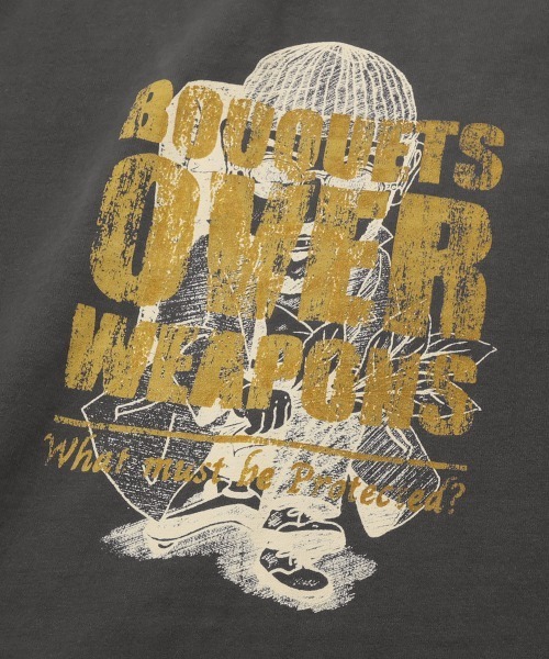 KRIFF MAYER(クリフメイヤー)の「やわらかヘビー天竺T(OVER)(Tシャツ/カットソー・メンズ・チャコール/ナチュラル/グレー・MEDIUM/LARGE/X-LARGE)」の7枚目の写真
