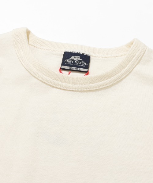 KRIFF MAYER(クリフメイヤー)の「やわらかヘビー天竺T(OVER)(Tシャツ/カットソー・メンズ・チャコール/ナチュラル/グレー・MEDIUM/LARGE/X-LARGE)」の8枚目の写真