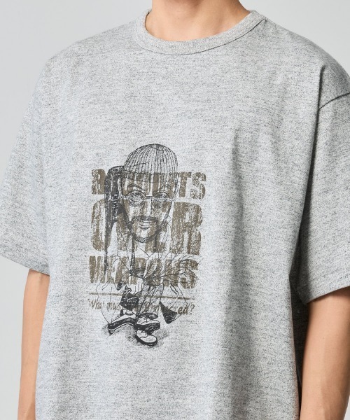 KRIFF MAYER(クリフメイヤー)の「やわらかヘビー天竺T(OVER)(Tシャツ/カットソー・メンズ・チャコール/ナチュラル/グレー・MEDIUM/LARGE/X-LARGE)」の12枚目の写真