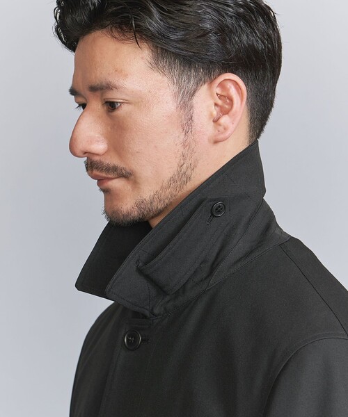 Reflax バルマカーンコート ブラック WEB限定 WARDROBE SMART】Reflax バルマカーンコート（ステンカラー