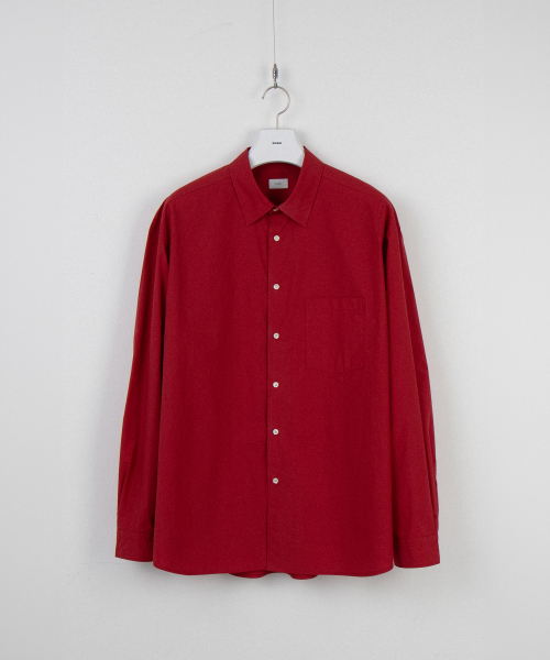 WHAGI(ワギ)の「Vintage Architect Shirt (Vintage Red)(シャツ/ブラウス・メンズ・その他・1/2/3)」の1枚目の写真