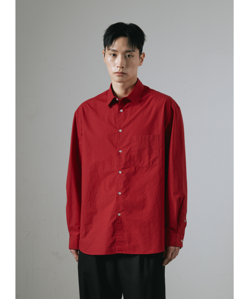 WHAGI(ワギ)の「Vintage Architect Shirt (Vintage Red)(シャツ/ブラウス・メンズ・その他・1/2/3)」の2枚目の写真