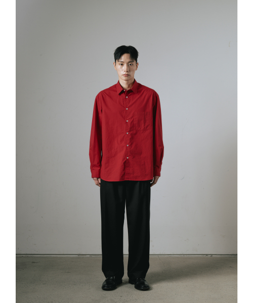 WHAGI(ワギ)の「Vintage Architect Shirt (Vintage Red)(シャツ/ブラウス・メンズ・その他・1/2/3)」の3枚目の写真