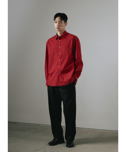 WHAGI(ワギ)の「Vintage Architect Shirt (Vintage Red)(シャツ/ブラウス・メンズ・その他・1/2/3)」の4枚目の写真